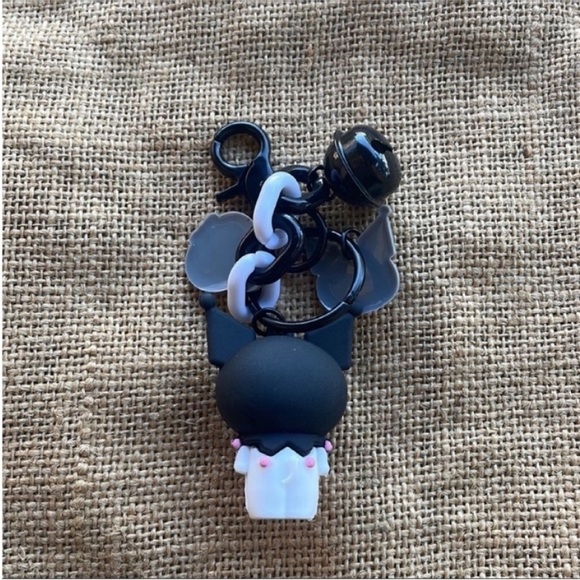 Hello kitty & Friends Kuromi Key Ring Bell Key Chain Key Fob Purse Fob New - Picture 4 of 6